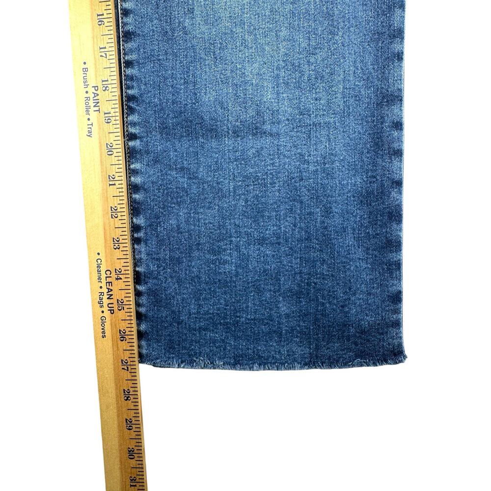 Kut from the Kloth Charlotte Jeans 6 High Rise Culotte Medium Wash Denim Casual - Picture 6 of 9